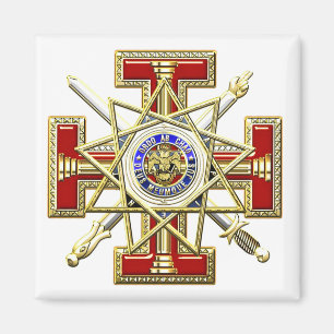 33 Grad Mason Magnet