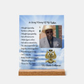 33 Grad Mason Memorial Foto Acrylschild (Vorderseite)