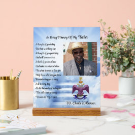 33 Grad Mason Memorial Foto Acrylschild