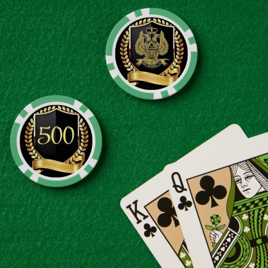 33 Grad Mason Pokerchips (Pokertisch (doppelt))