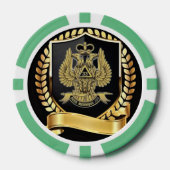 33 Grad Mason Pokerchips (Vorderseite)