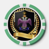 33 Grad Mason Pokerchips (Vorderseite)