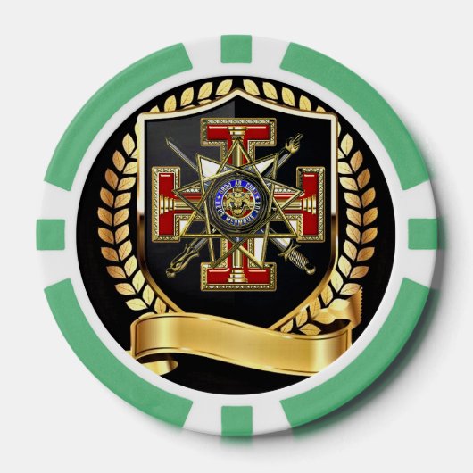 33 Grad Mason Pokerchips (Vorderseite)