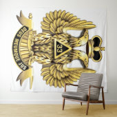 33 Grad Mason Tapestry Wandteppich (Beispiel (Horizontal))