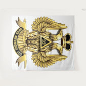 33 Grad Mason Tapestry Wandteppich (Vorderseite (Horizontal))