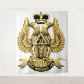 33 Grad Mason Tapestry Wandteppich (Vorderseite)