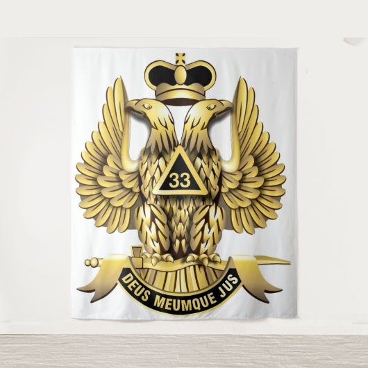 33 Grad Mason Tapestry Wandteppich (Vorderseite)