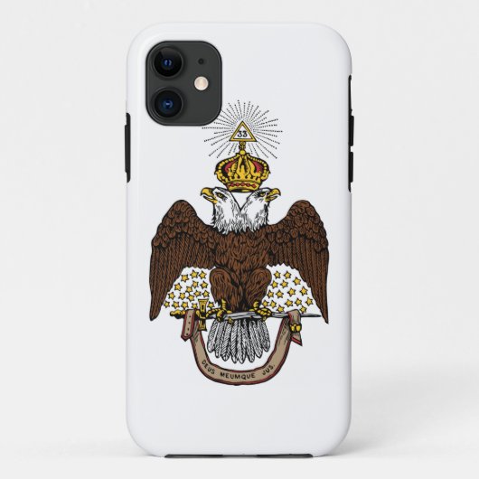 33. Grad-schottischer Ritus Brown Eagle Case-Mate iPhone Hülle (Rückseite)