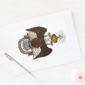 33. Grad-schottischer Ritus Brown Eagle Rechteckiger Aufkleber (Umschlag)