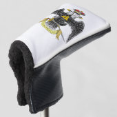 33. Grad Schottischer Ritus Schwarzer Adler Golf Headcover (3/4 Vorderseite)