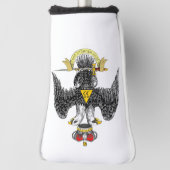 33. Grad Schottischer Ritus Schwarzer Adler Golf Headcover (Rotieren 90)