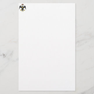 33. Grad-schottisches Ritus-Schwarzes Eagle Briefpapier