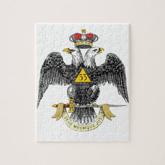 33. Grad-schottisches Ritus-Schwarzes Eagle Puzzle
