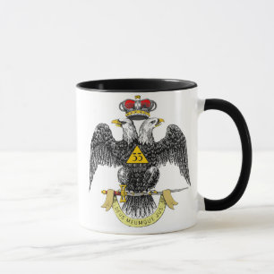 33. Grad-schottisches Ritus-Schwarzes Eagle Tasse