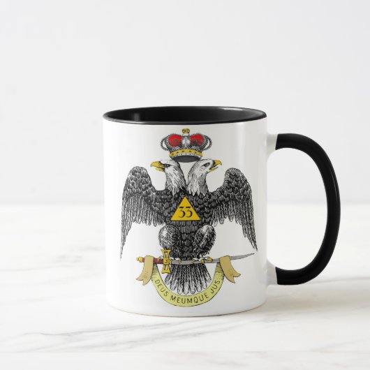 33. Grad-schottisches Ritus-Schwarzes Eagle Tasse (Rechts)