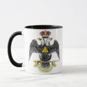 33. Grad-schottisches Ritus-Schwarzes Eagle Tasse (Links)