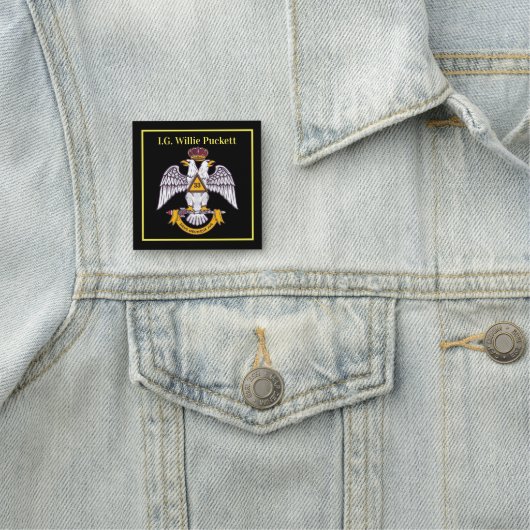 33-Grad-Tag Namensschild (Beispiel)