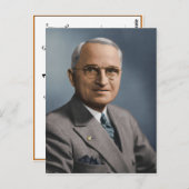 33 Harry S. Truman Postkarte (Vorne/Hinten)