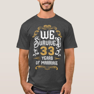 33. Hochzeitspaare Ehepaare Ehemänner Ehefrau 33 Y T-Shirt