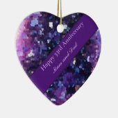 33. Hochzeitstag Keramik Ornament (Rechts)