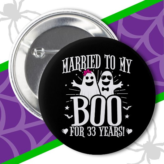 33. Jahrestag der Hochzeit Button