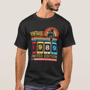 33-jährige Geschenke Vintag 1989 Limited Edition 3 T-Shirt