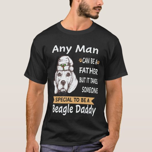 33 Jeder Mann - Beagle Daddy Beagle T-Shirt (Vorderseite)