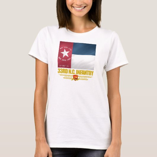 33. North Carolina Infantry T-Shirt (Vorderseite)