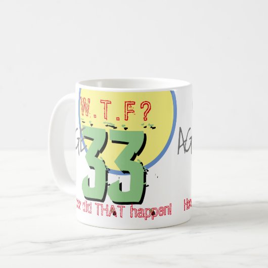 33. Wie ist das passiert? Kaffeetasse (Vorderseite Links)