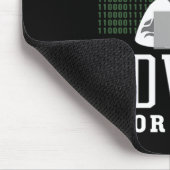 33.wird Cybersicherheit für Bier beraten Mousepad (Ecke)