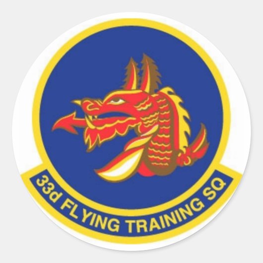 33d-FTS-Aufkleber Runder Aufkleber (Vorderseite)