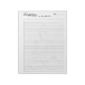 33x3 Manifestationsmethode, Anziehungsgesetz Notizblock (Rotiert)