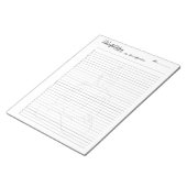 33x3 Manifestationsmethode, Anziehungsgesetz Notizblock (angewinkelt)