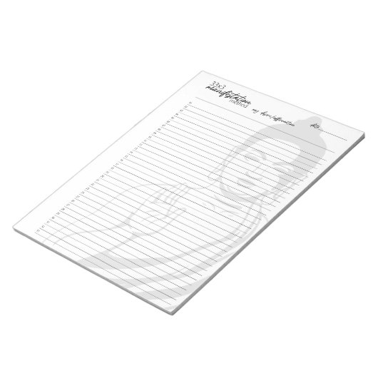 33x3 Manifestationsmethode,Buddha Gesetz der Anzie Notizblock (angewinkelt)