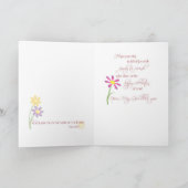 3414 Blume am Geburtstag von Nichte, religiös Karte (Innenseite)