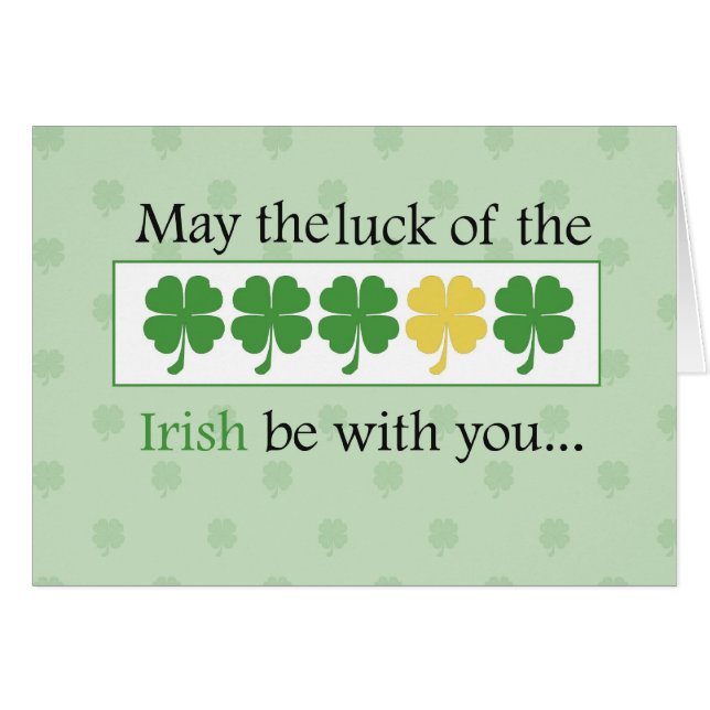 3487 St. Pat's Day Luck of the Irish (Vorderseite (Horizontal))