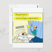 348 nicht mehr ein hypochondrischer FarbCartoon Postkarte (Vorne/Hinten)