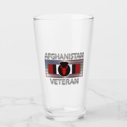 34. Abteilung Infanterie Afghanistan Veteran Glas (Vorderseite)