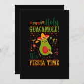 34.Cinco De Mayo Heiliger Guacamole seine Fiesta T Save The Date (Vorne/Hinten)