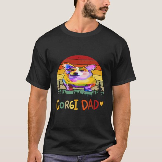 34 Corgi-Vater Corgi T-Shirt (Vorderseite)