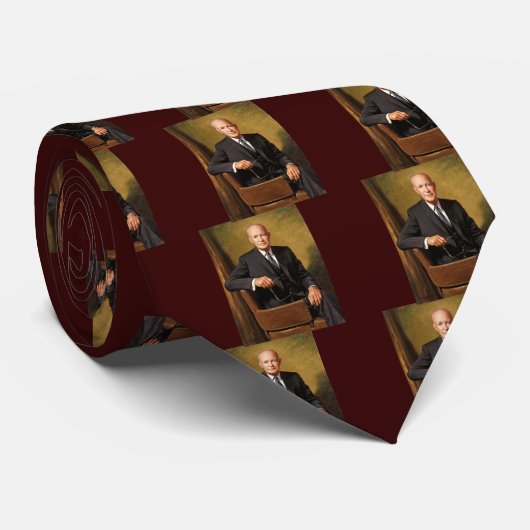 34 Dwight D. Eisenhower Krawatte (Gerollt)