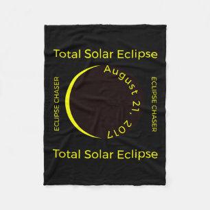 #34; Eklipse Chaser#34; Gesamtsolareklipse Aug 201 Fleecedecke