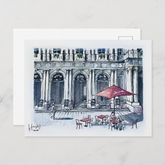 34 : Elizabeth Street Postkarte (Vorne/Hinten)