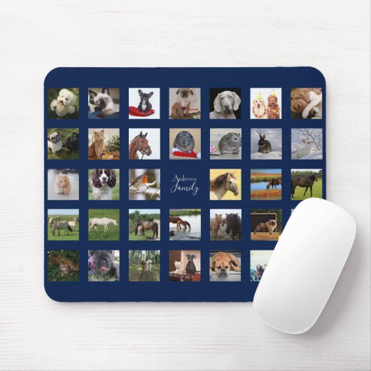 34 FOTO COLLAGE Mousepad - FARBE AUSSTELLEN (Mit Mouse)