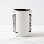 34 für 45 zweifarbige tasse (Mittel)