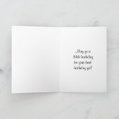 34. Geburtstag: Elegante Imitate Gold Look #, Imit Karte (Innenseite)