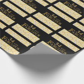 34. Geburtstag Geschenkpapier (Ecke)