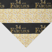 34. Geburtstag Seidenpapier (Detail)