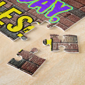 34. Geburtstag ~ Spaß, Urban Graffiti Inspiriert L Puzzle (Seite)