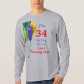 34. Geburtstag T-Shirt (Vorderseite)